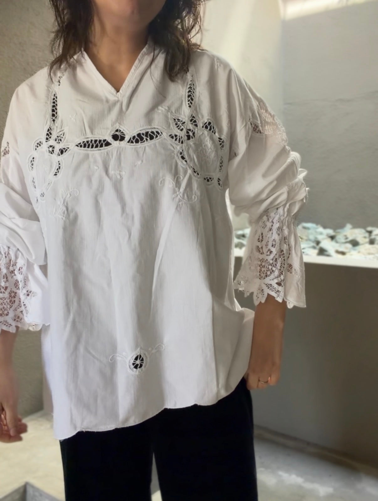静余（Seiyo）｜Lace Blouse