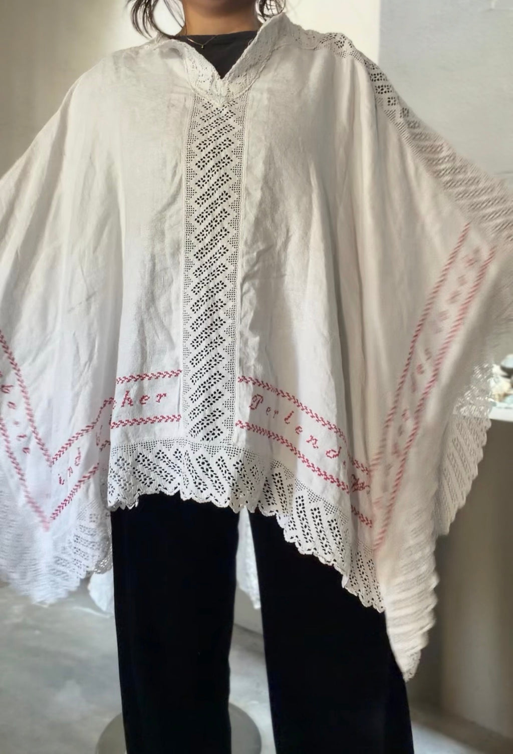 纏布（Tenpu）｜Lace Poncho