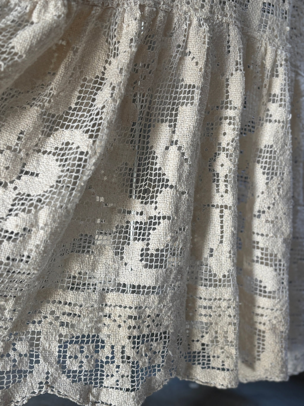 編影（Amei）｜Filet Crochet Lace Dress