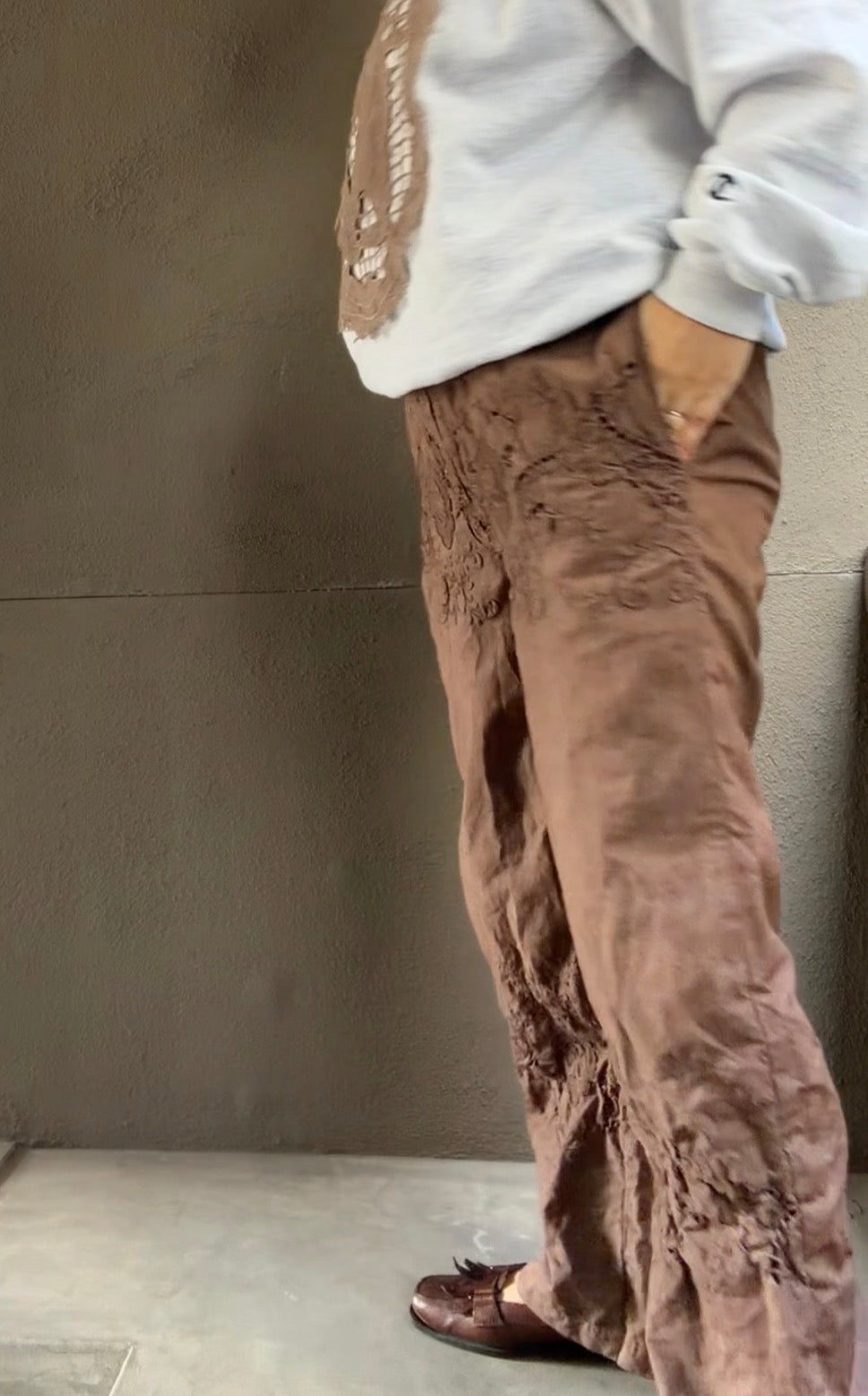 堆紋（Taimon）｜Accumulated Motif Pants