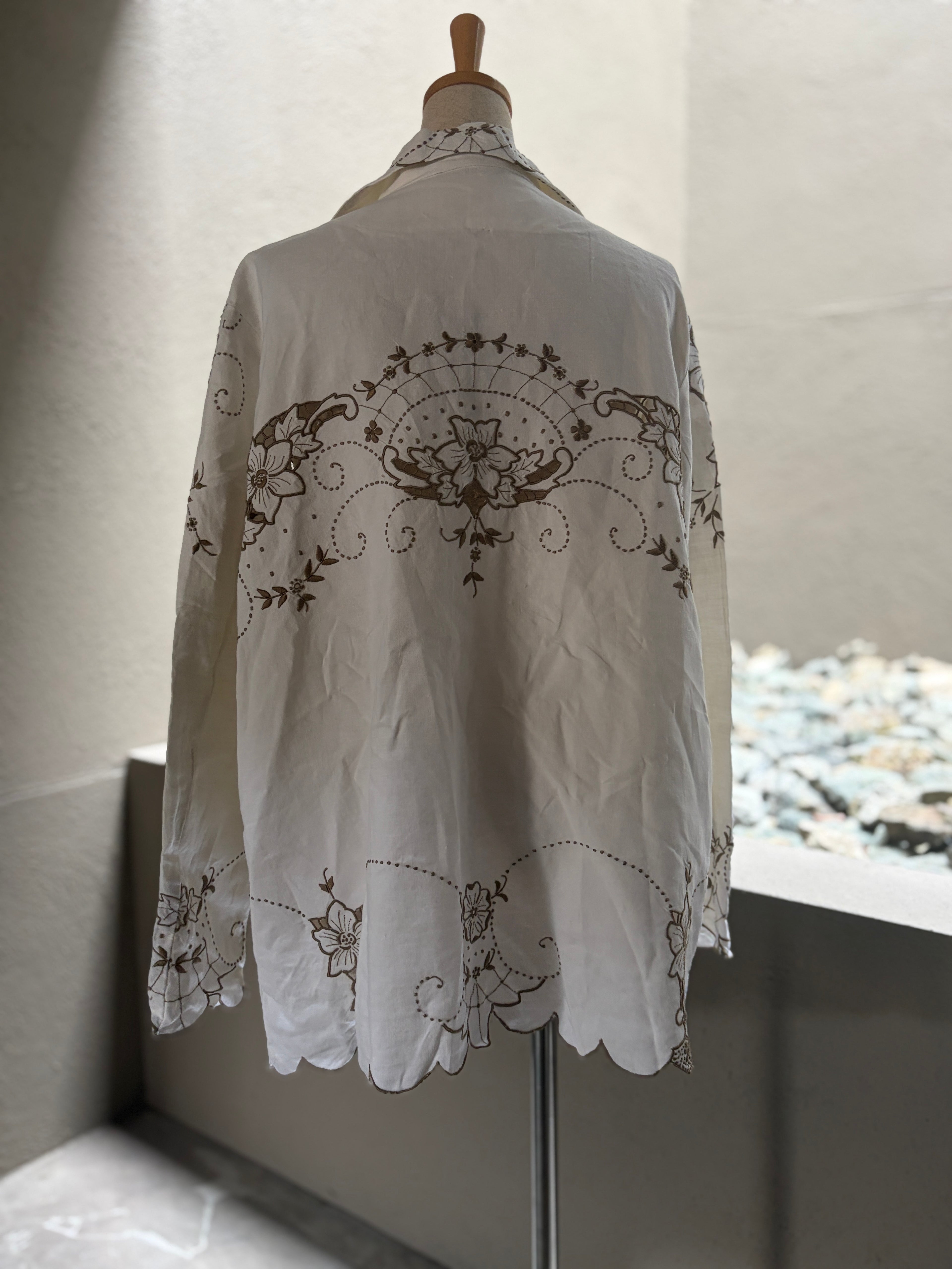 5 褐花（Kakka）｜Lace Tailored Jacket