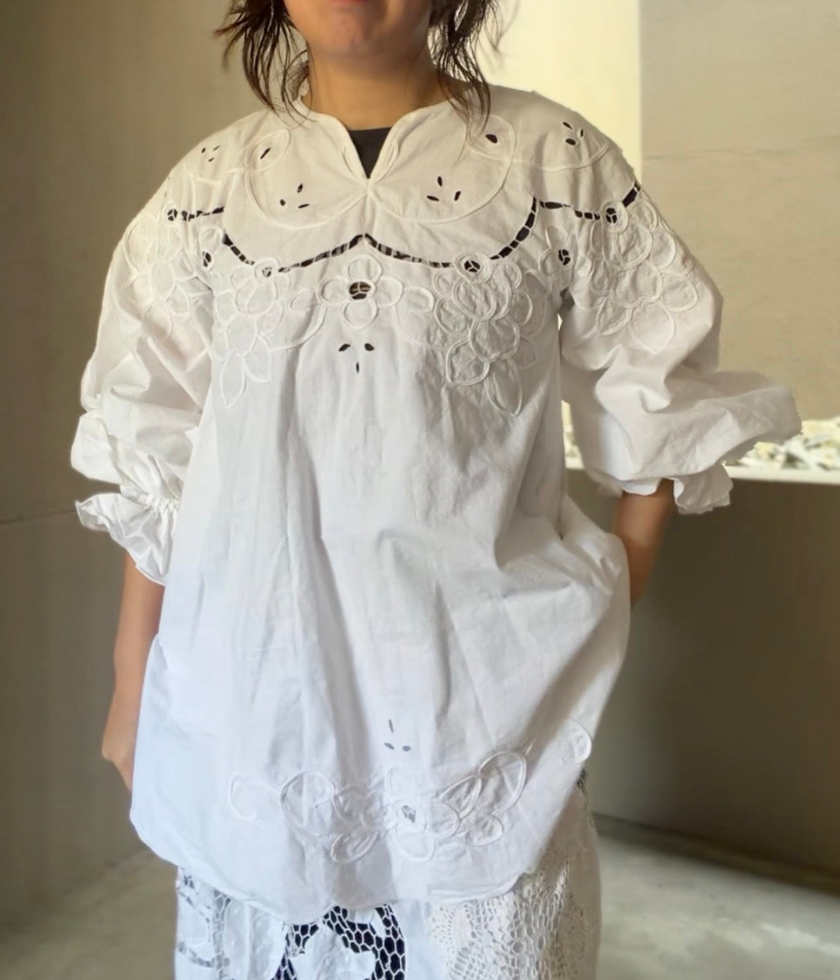 綻花（Tanka）｜Lace Blouse