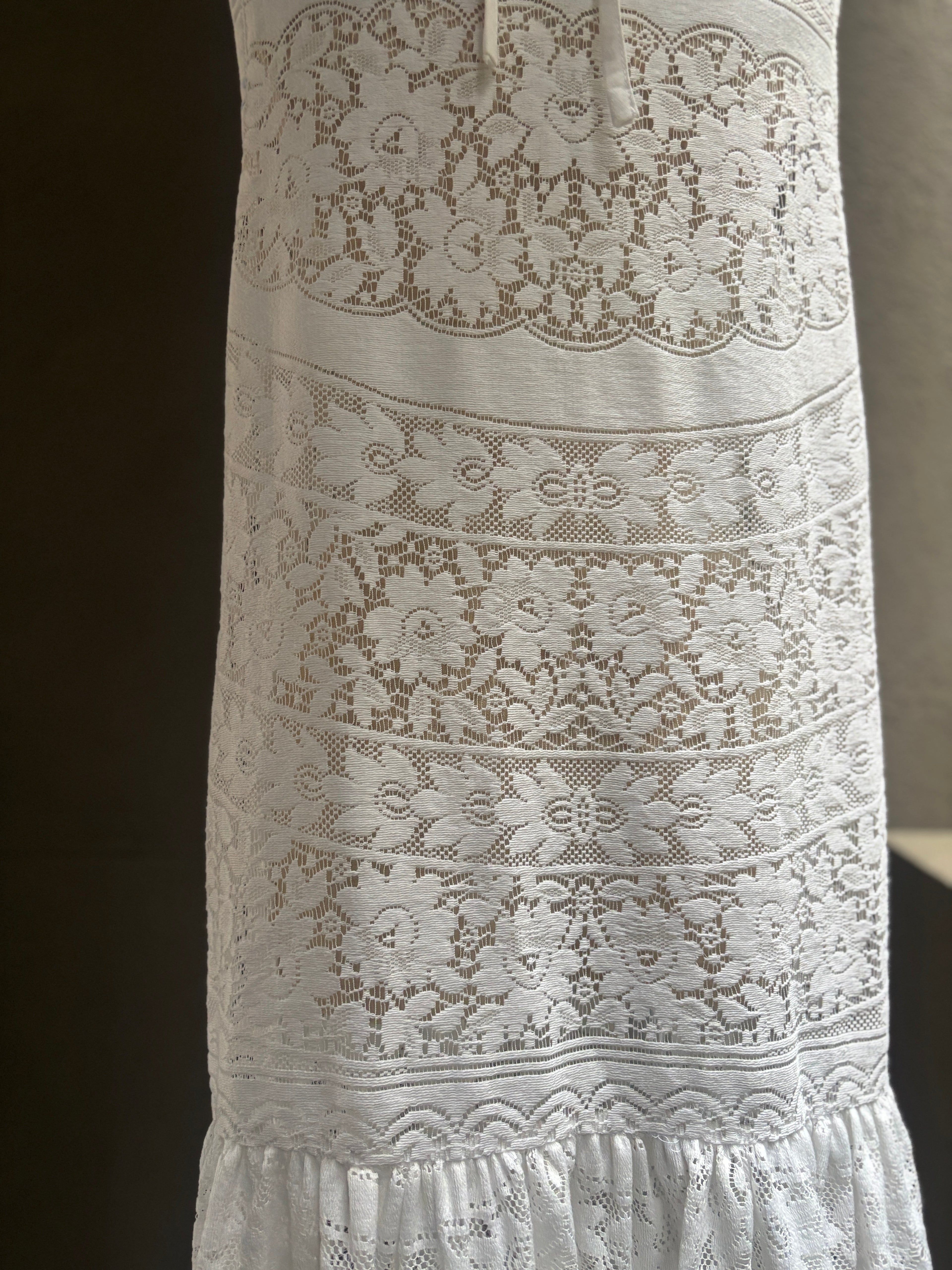 白階（Hakkai）Panel Lace Dress