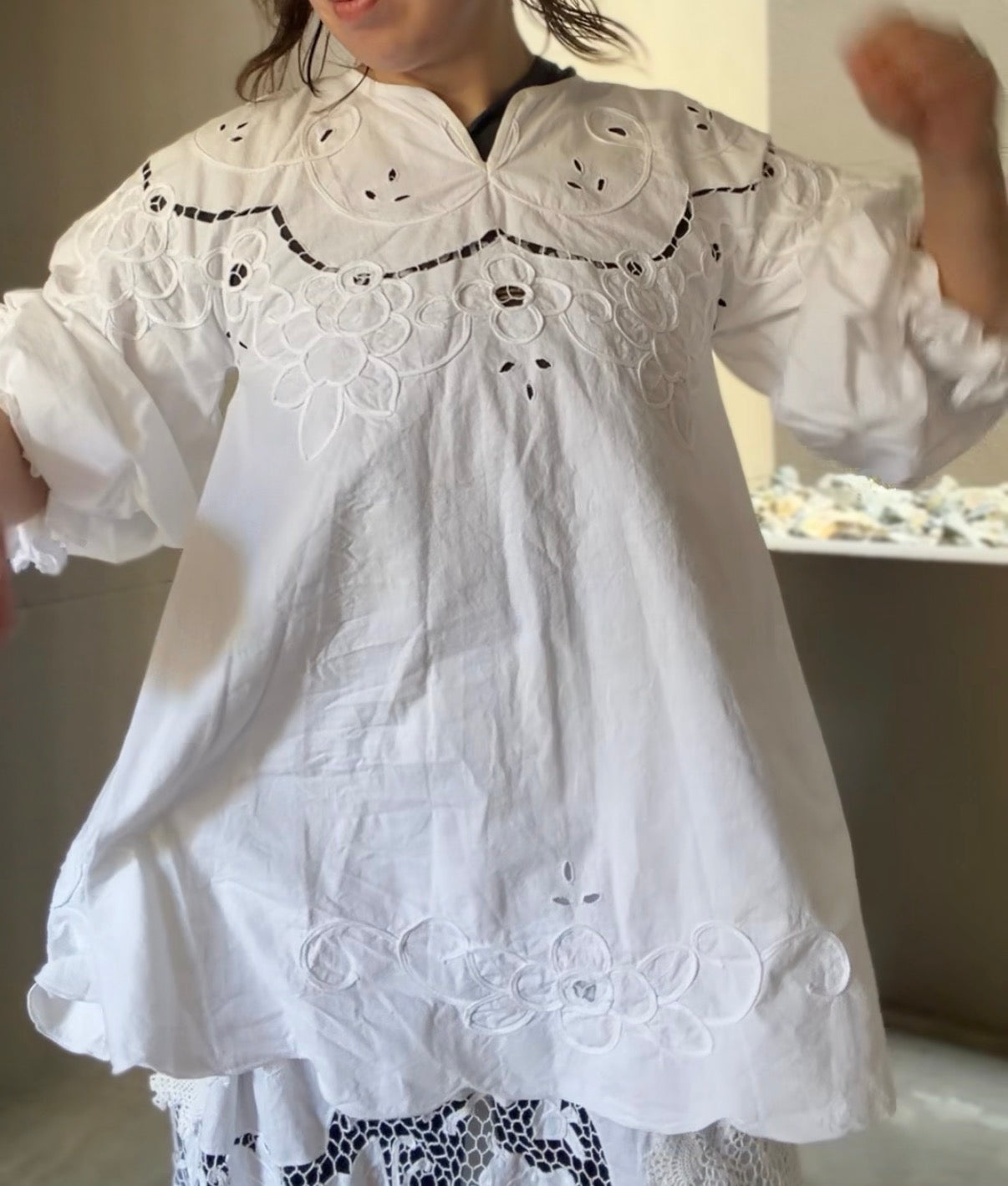 綻花（Tanka）｜Lace Blouse