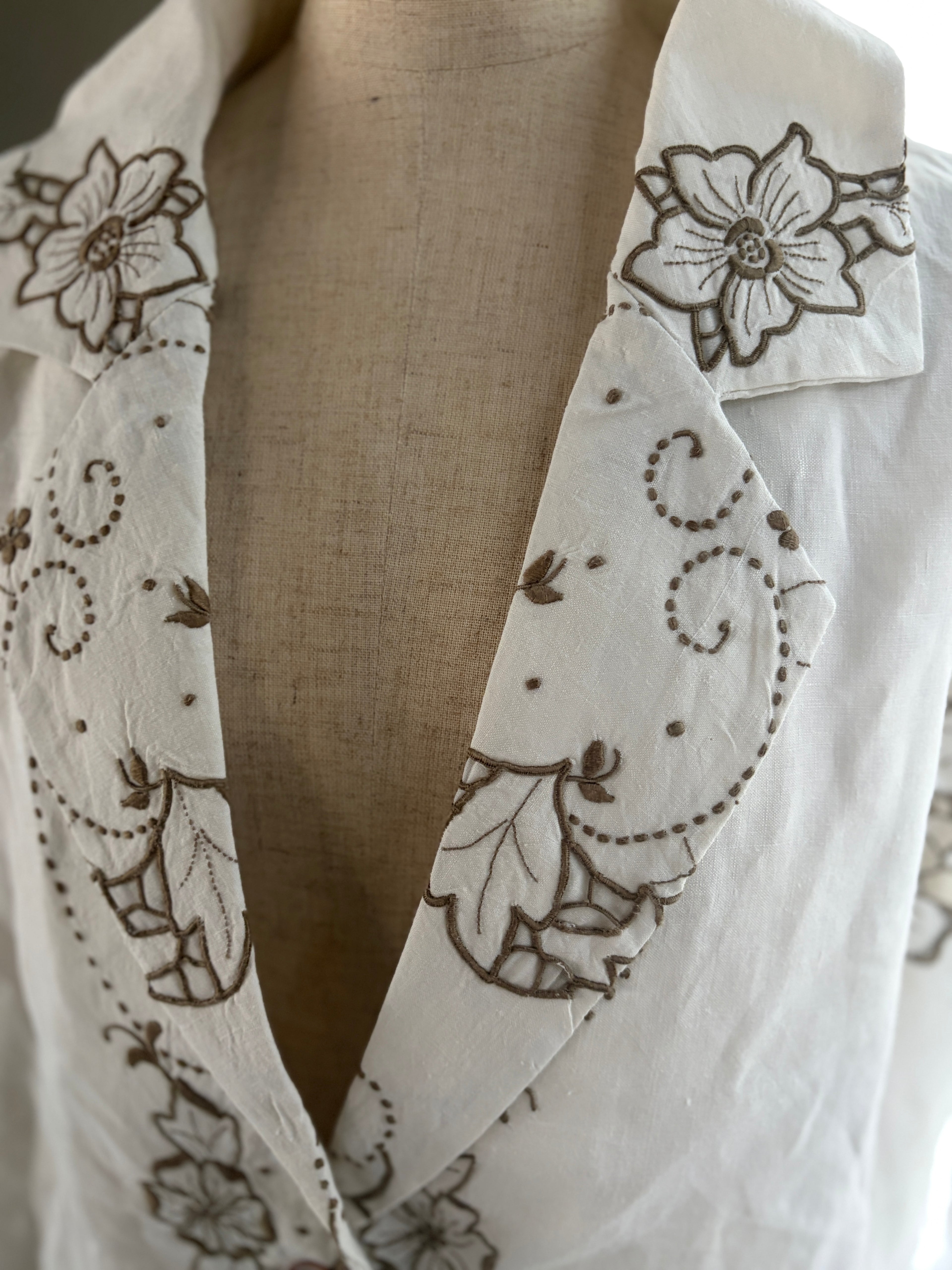 5 褐花（Kakka）｜Lace Tailored Jacket
