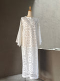 整環（Seikan）｜Lace Pattern Dress