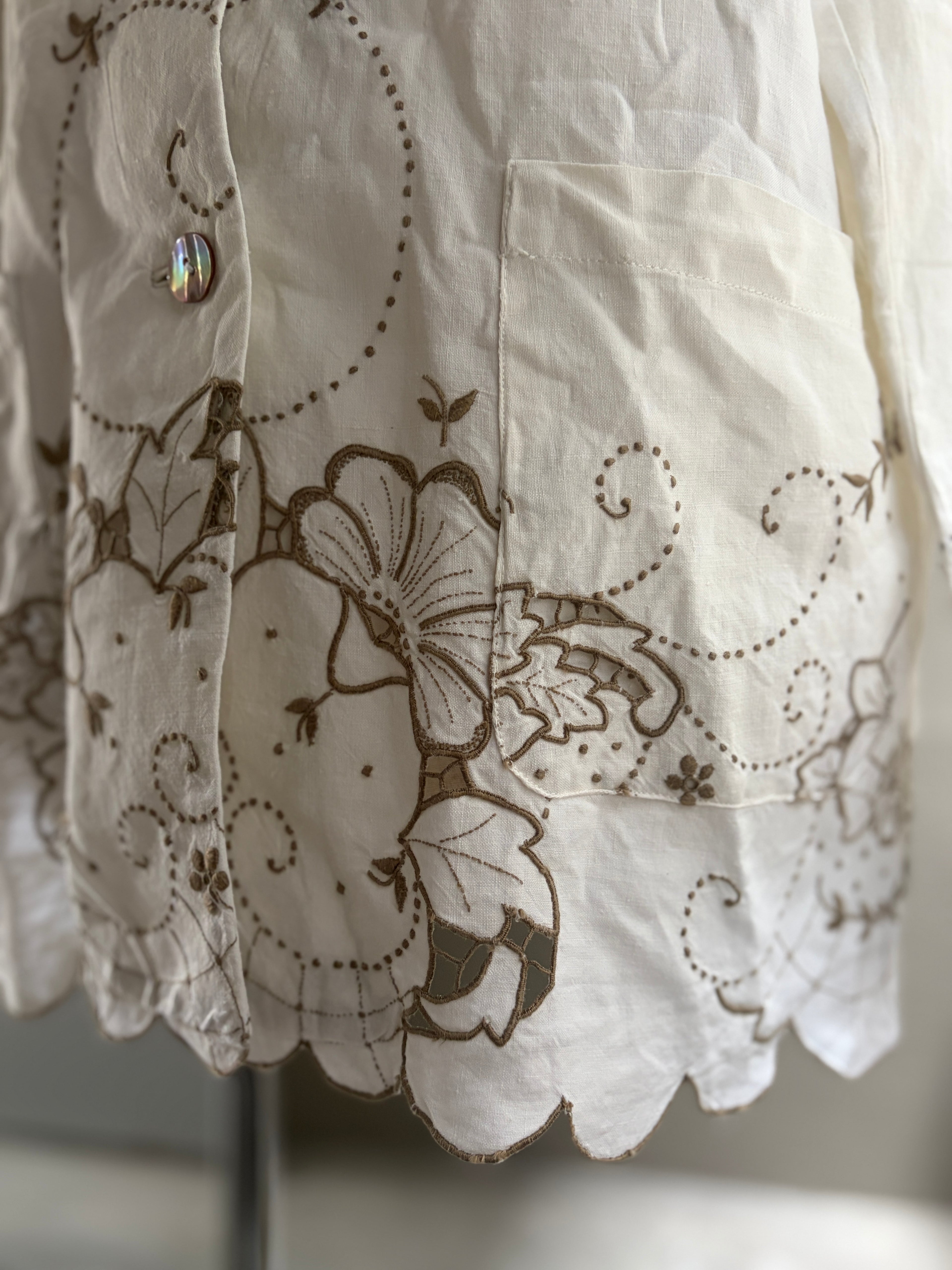 5 褐花（Kakka）｜Lace Tailored Jacket