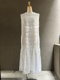 白階（Hakkai）Panel Lace Dress