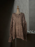 花紋（Ka-mon）｜Quaker Lace Tunic