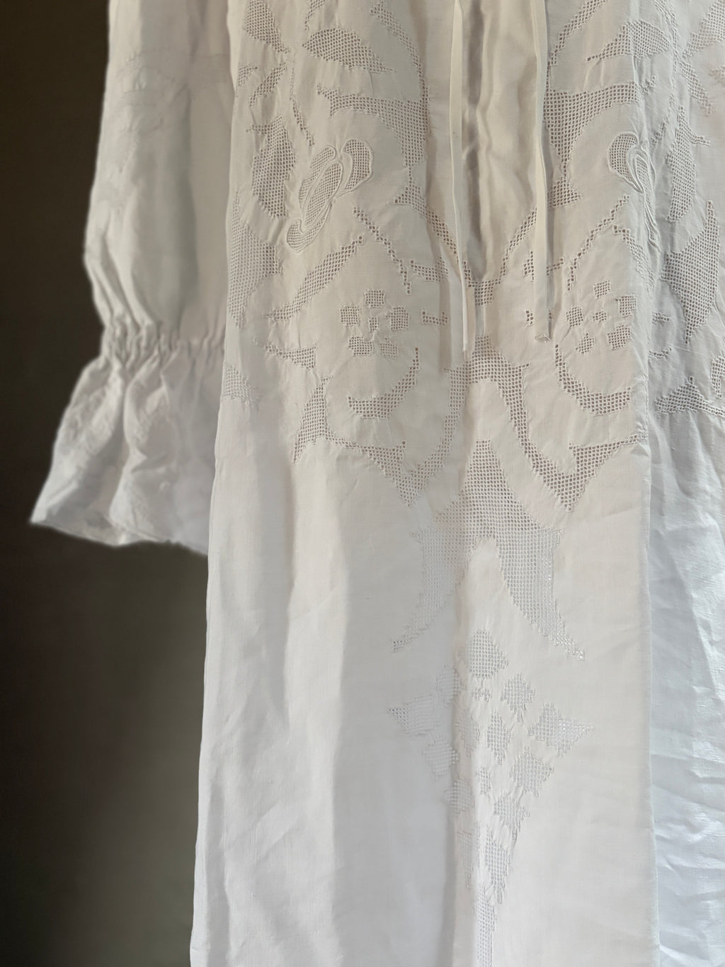 垂華（Suika）｜Ivory Cascade Dress