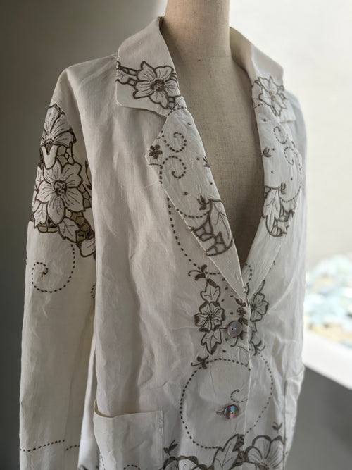 5 褐花（Kakka）｜Lace Tailored Jacket
