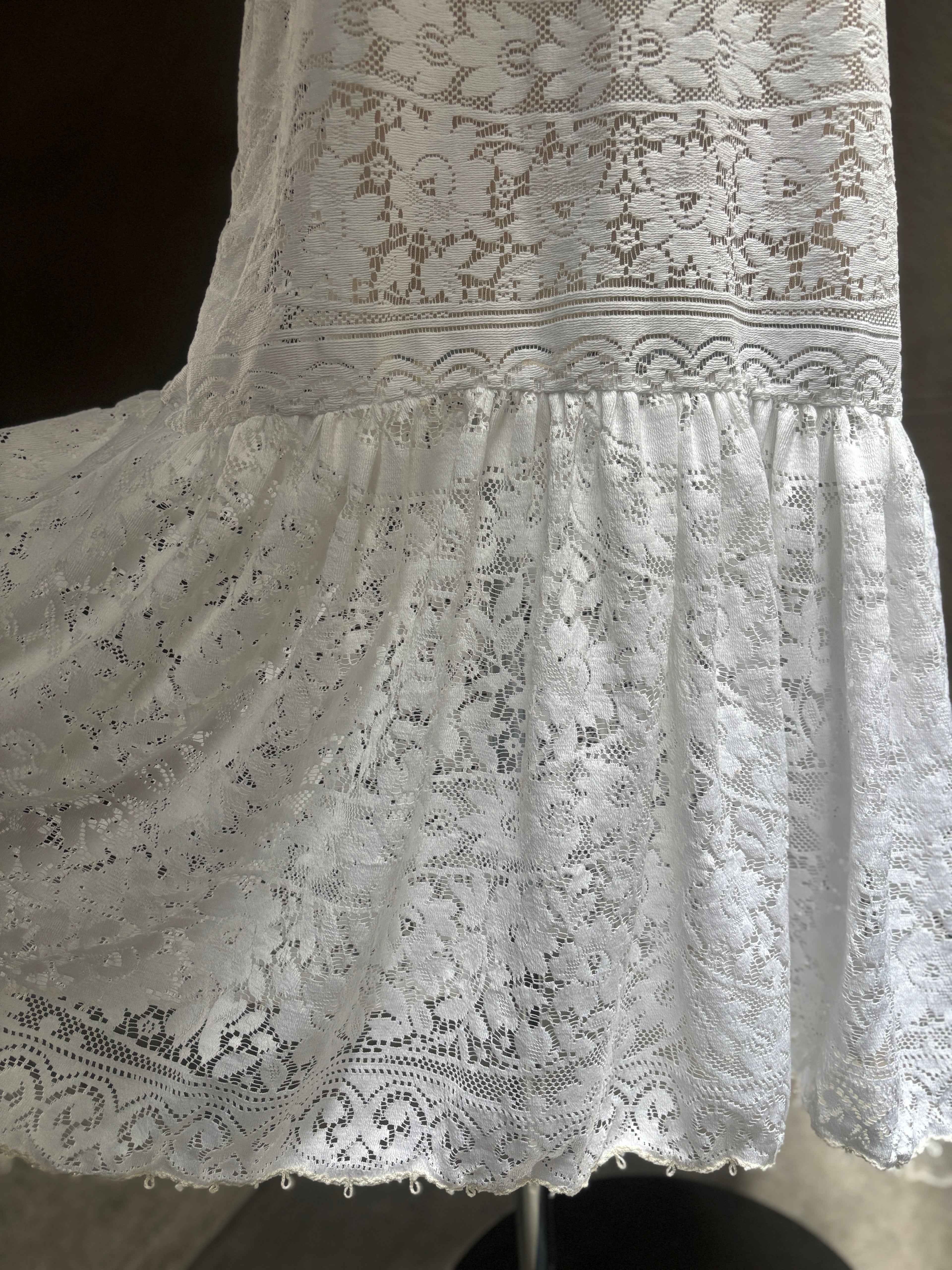 白階（Hakkai）Panel Lace Dress