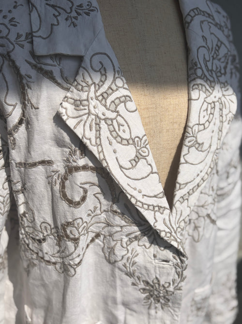 1 静紋（Seimon）｜Lace Tailored Jacket